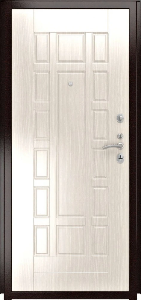 Входная дверь ДвериПРО Л-43 ФЛ 244 Беленый дуб DPRO228024 внутренняя сторона